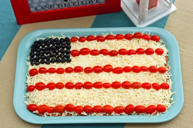 Try our Patriotic Party Dip Recipe and have a great weekend!